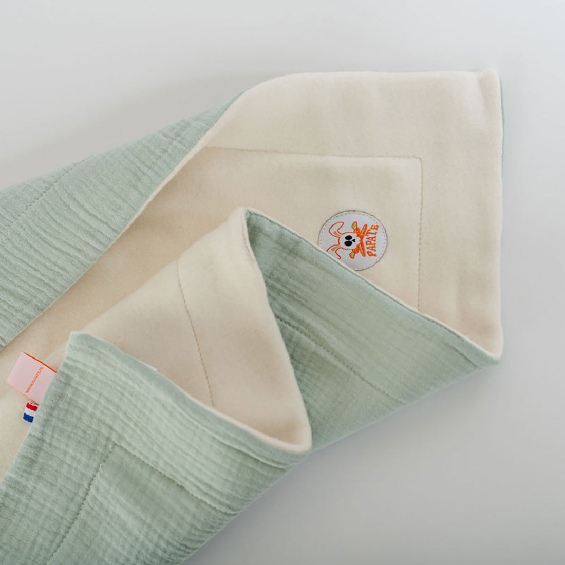 Organic Cotton Fleece Blanket - Green